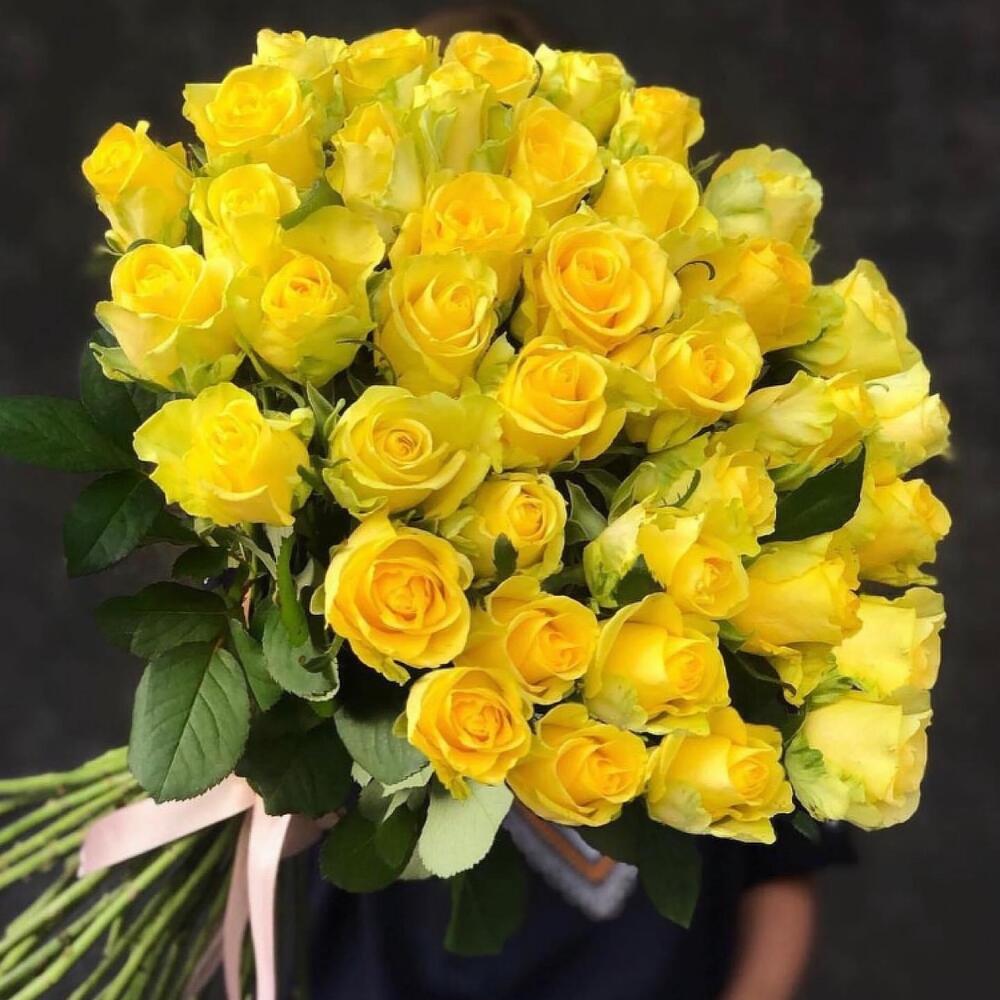 Букет желтых роз